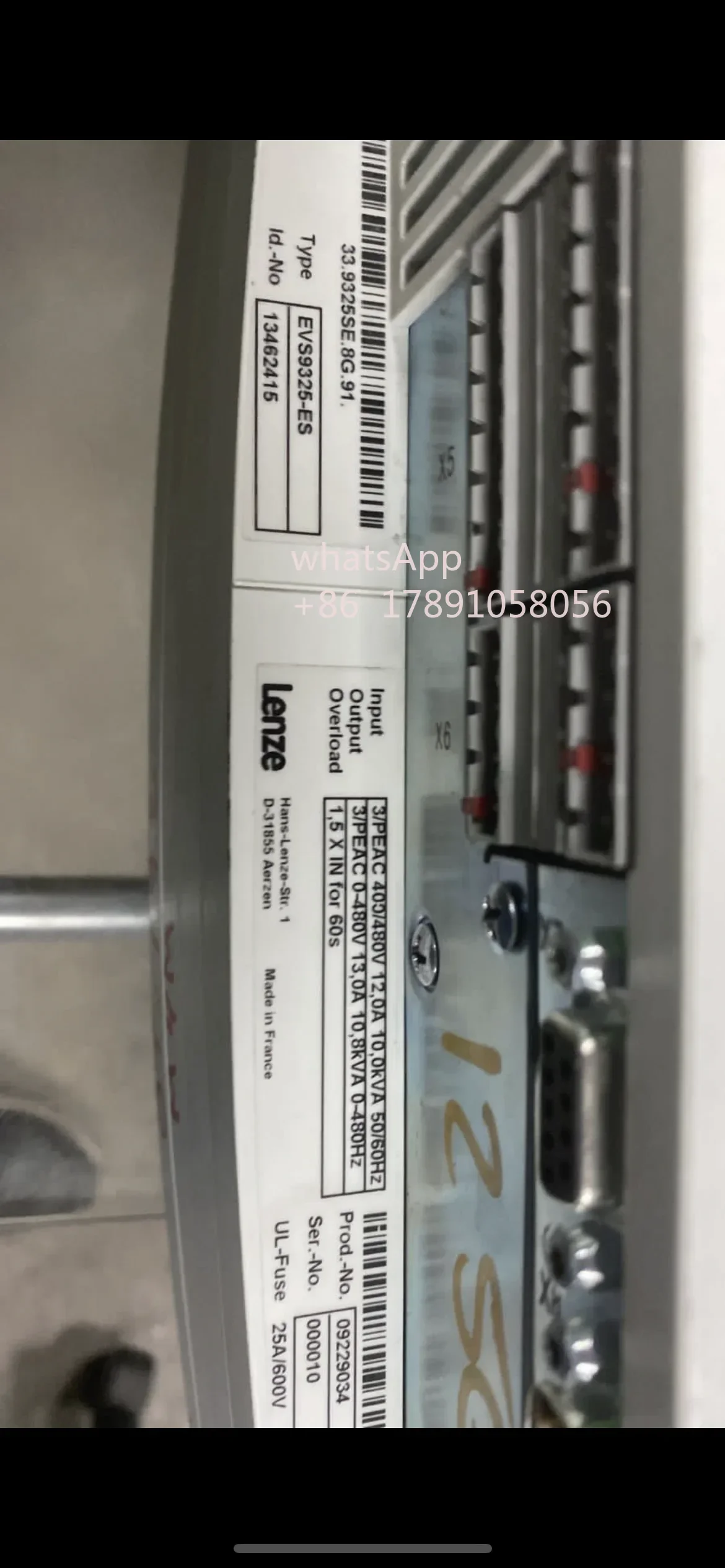 Lenze 9330 series EP model high-power board