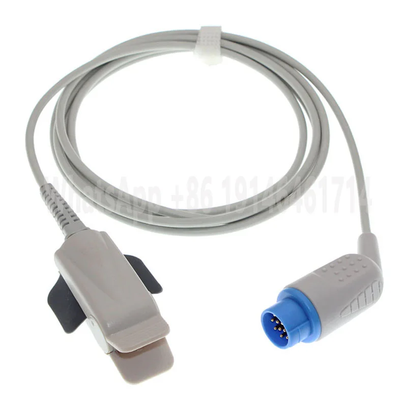 

M Tech for Spo2 Sensor of Schiler ODM/Bruker Defigard 4000/5000 ARGUS PRO LifeCare Monitor Oximetry Cable,12 Pins 3m.