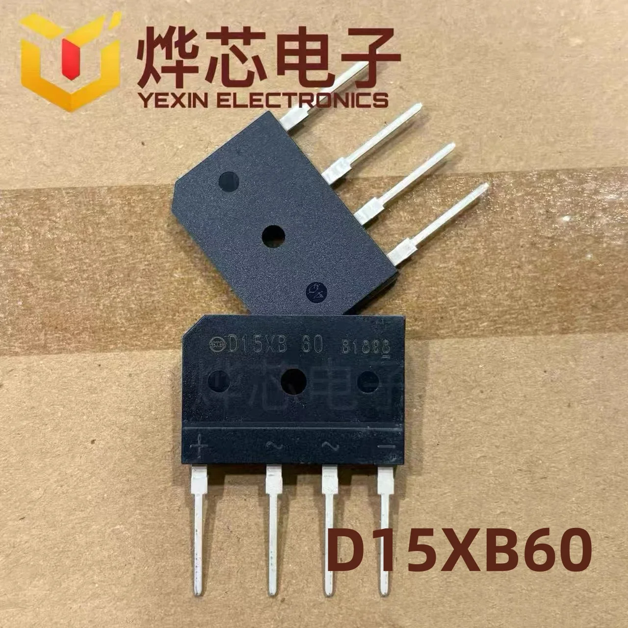 10Pcs/D15Xb60 Original in Stock Shindengen Philippines New Energy Dip-4 Single Phase Rectifier Bridge Stack