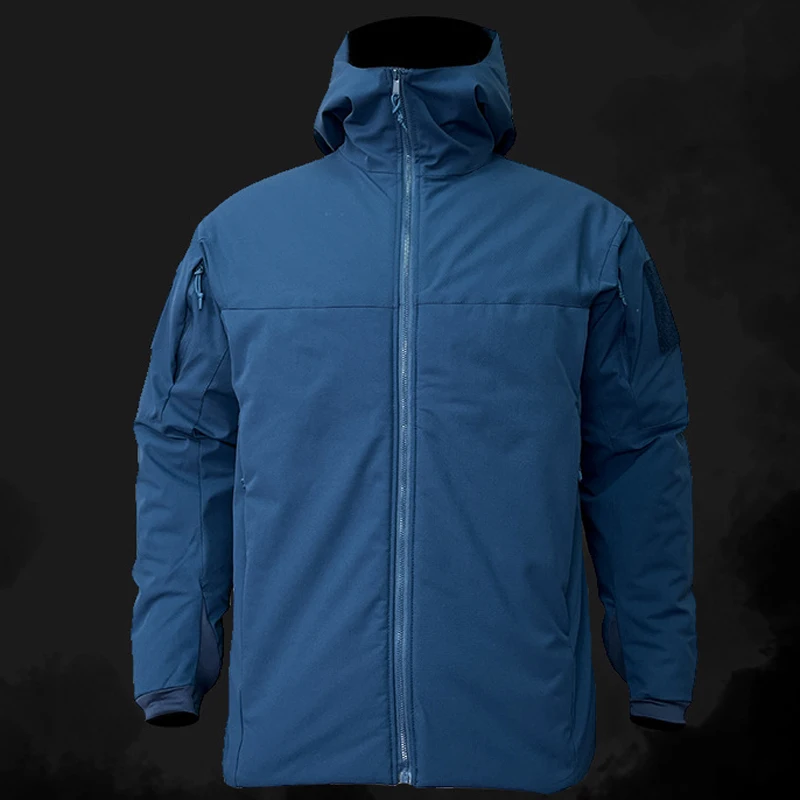 Tactical Parkas Hooded Waterproof Ultra Light Wear-resistant Outdoor Jackets Windproof Dehumidification Multiple Pockets Coats