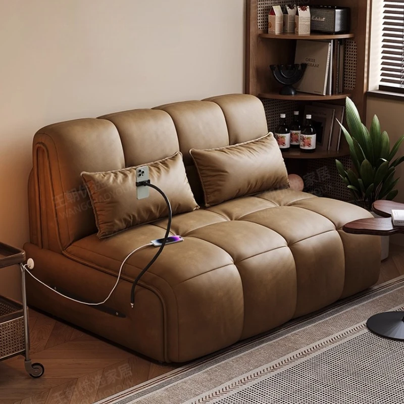 

Modern Luxury Multifunctional Couch European Latex USB Lounge Living Room Sofas Bed Chaise Foldable Divano Letto Furniture home