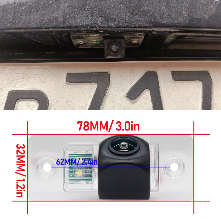 CCD Night Vision Reverse Camera For Volkswagen Polo Classic Vivo Sedan 9N 9N3 2003~2015 2016 2017 2018 Car Rear View Camera