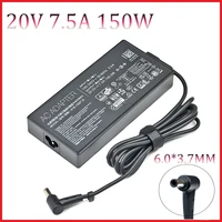 Adaptador de corriente para ordenador portátil, cargador de 20V, 7,5 a, 150W, 6,0x3,7mm, CA, para Asus TUF FX505D FX505DT FX505DU ROG Strix Scar III G531GD G531GT