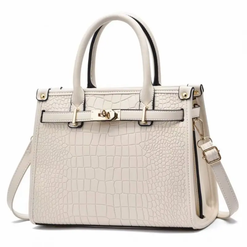 New crocodile patterned shoulder bag, fashionable crossbody bag, handbag, high-end women\'s bag