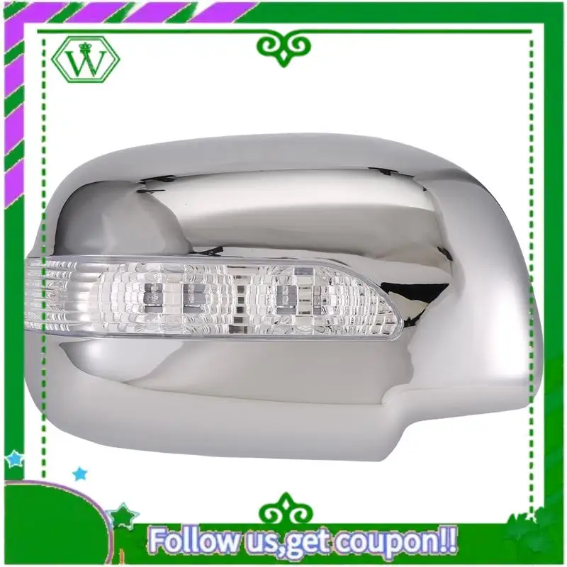 

AC34-Car ABS Chrome Rearview Mirror Cover With LED Mirror Light For Lexus RX330 RX300 RX350 RX450H 2003-2008