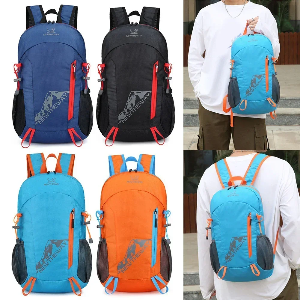 20L Outdoor Hiking Backpack Bag Lightweight Foldable Backpack Waterproof Nylon Travel Large Capacity Portable Hiking Cycling Bag