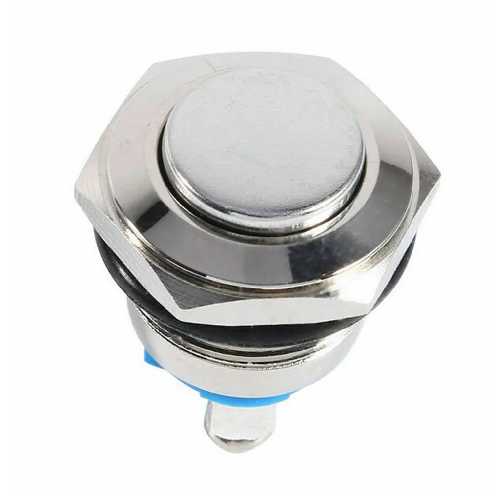 

Waterproof 30 Amp Metal Momentary Switch 12V 16mm Offering Reliable Solution for Horn Starter and Nitrous Control