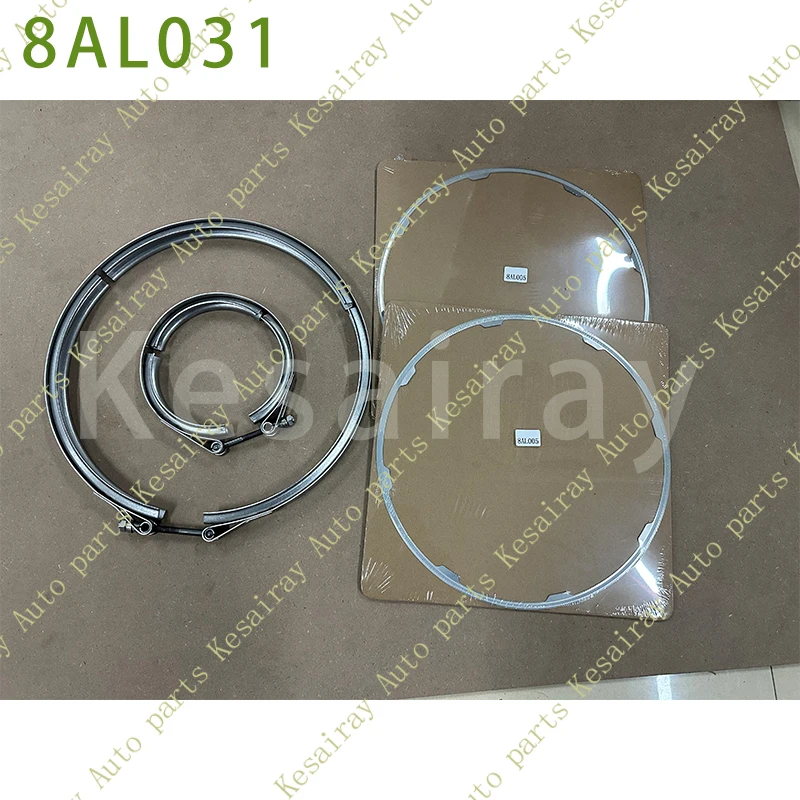 

8AL031 7421445536 European trucks For Renault/Volvo 21716414 21716416 only Clamp and gasket replacement kit
