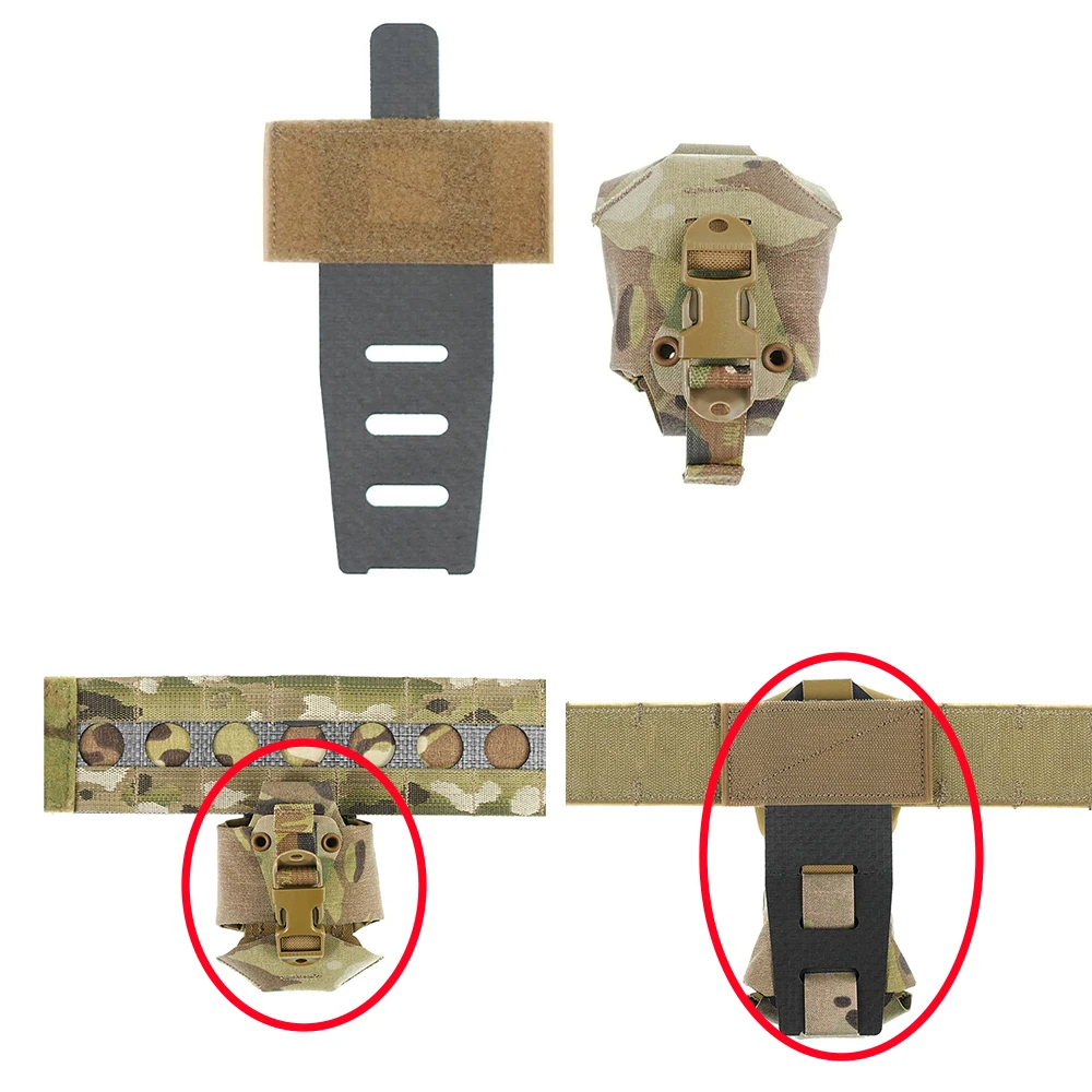 屋外戦術用球形オブジェクト収納バッグ（沈没式取り付けプレート付き）戦術ハンティングアクセサリー