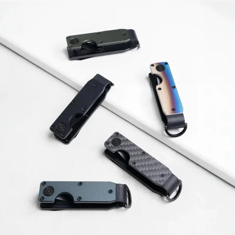 منظم مفاتيح للنساء والرجال - حامل مفاتيح معدني مدمج، سلسلة مفاتيح ذكية تأمين 2-6 مفاتيح |   الحد الأدنى حامل المفاتيح المبتكر |   YSB06