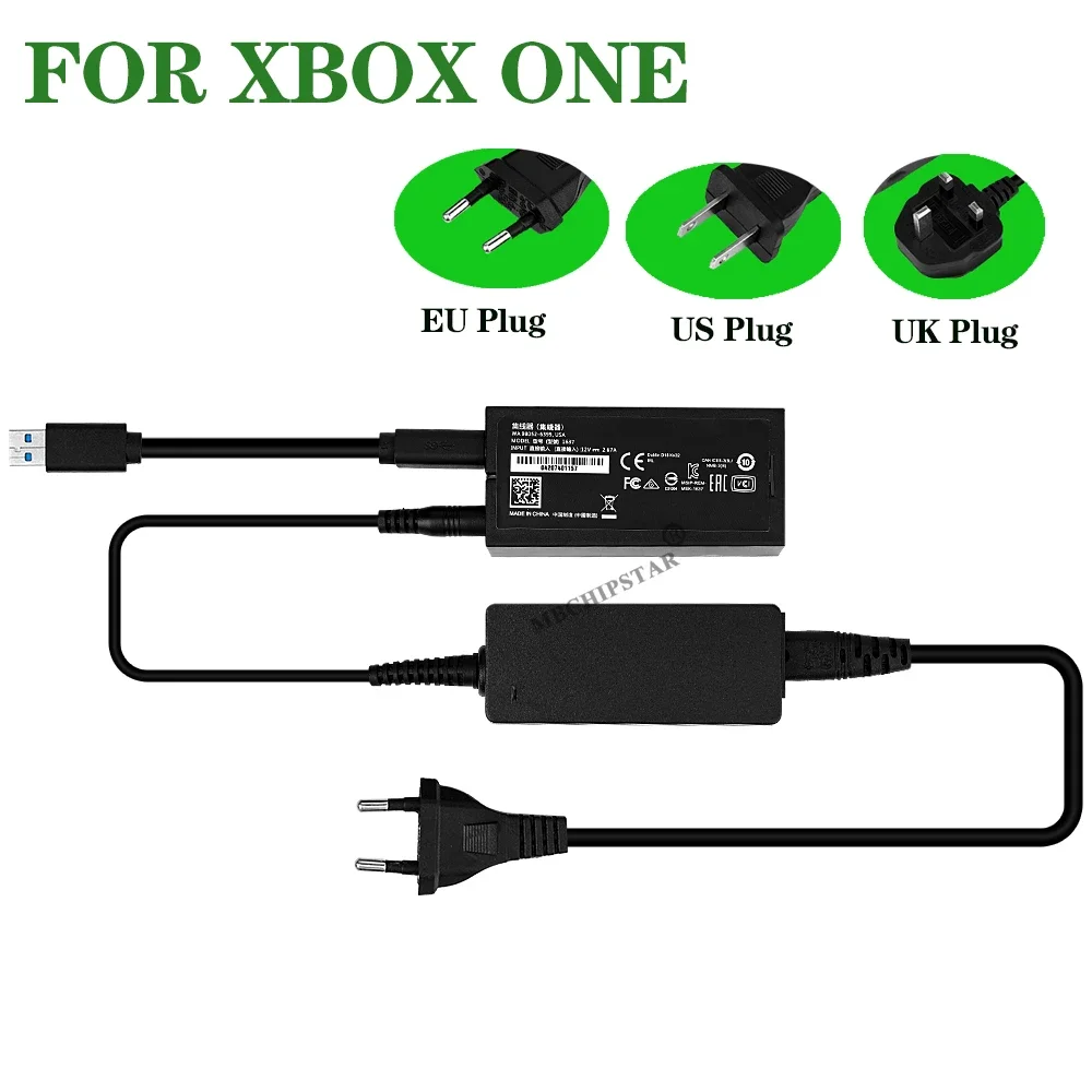 Upgraded Version For Xbox One Series For XBOX ONE S Kinect Adapter 2.0 / 3.0 USB AC Adapter Power Supply For XBOX ONE X