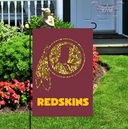 Vintage Washington Redskins garden flag double sided 12