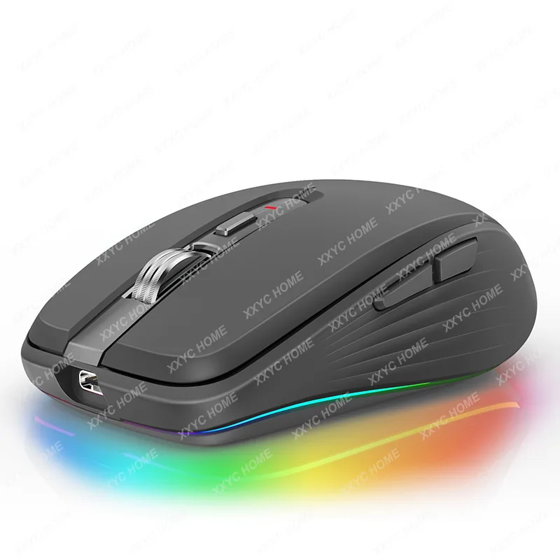 Wireless Mouse Bluetooth Dual-Mode Rechargeable Desktop Computer Notebook Tablet E-Sports Games