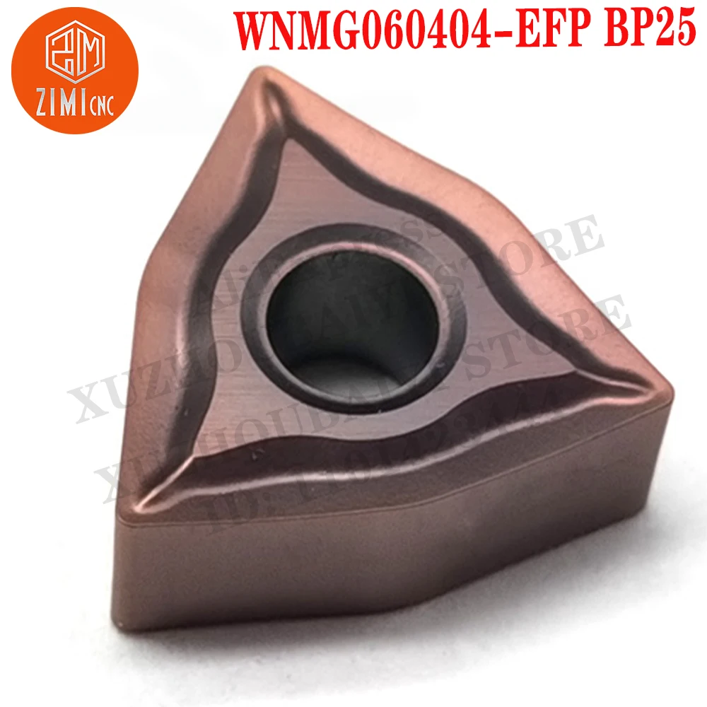 WNMG060404-EFP BP25 WNMG 060404 Sisipan Karbida Alat Pembubutan Pisau Pemotong alat CNC alat pemotong mekanis mesin bubut logam WNMG