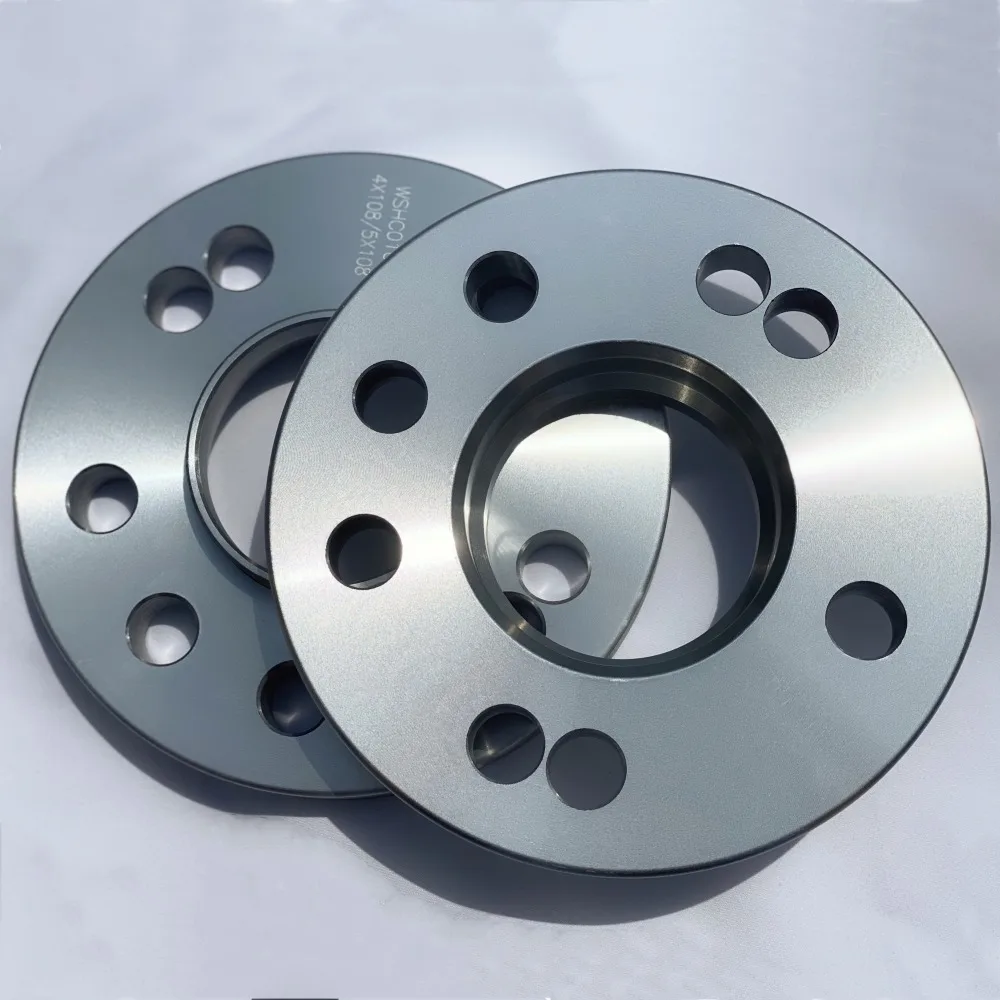 2pcs 12mm Wheel Spacer PCD 4x108/5x108 Center Bore 65.1mm Suit for Hub Bearing Height Within 12mm