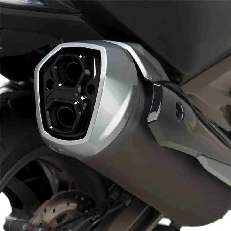 WF-For KYMCO AK550 2017-2023 Motorcycle Exhaust Pipe Rear Trim Cover Aluminum Exhaust Cover Accessories