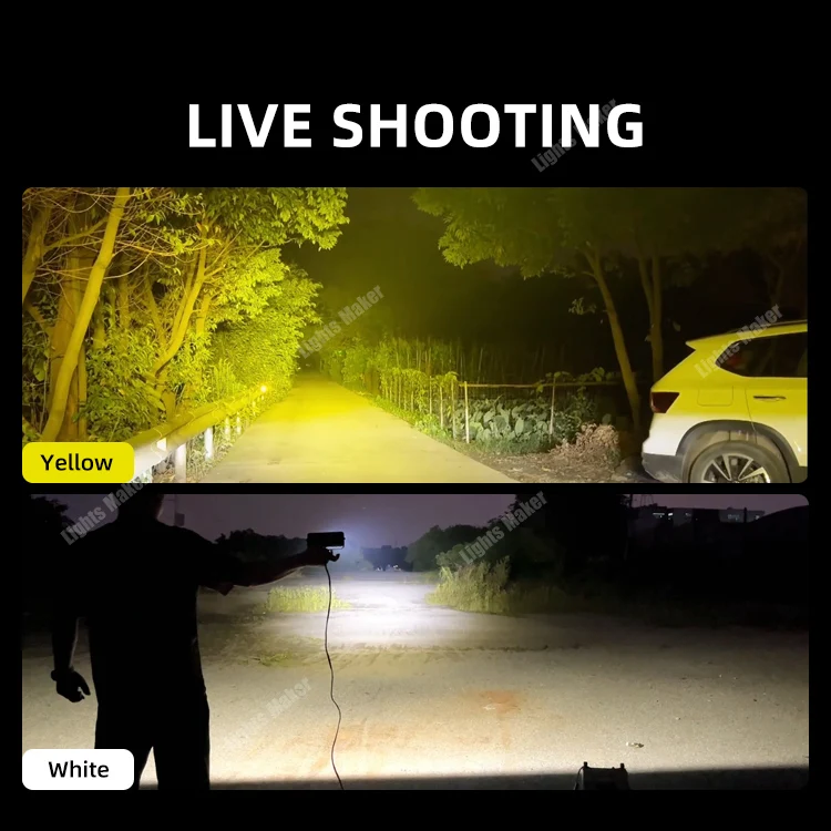 6 بوصة 80 واط LED بقعة العمل الأبيض جراب صغير ضوء بار صف مزدوج الانكسار ضوء كوب القيادة مصباح ليد