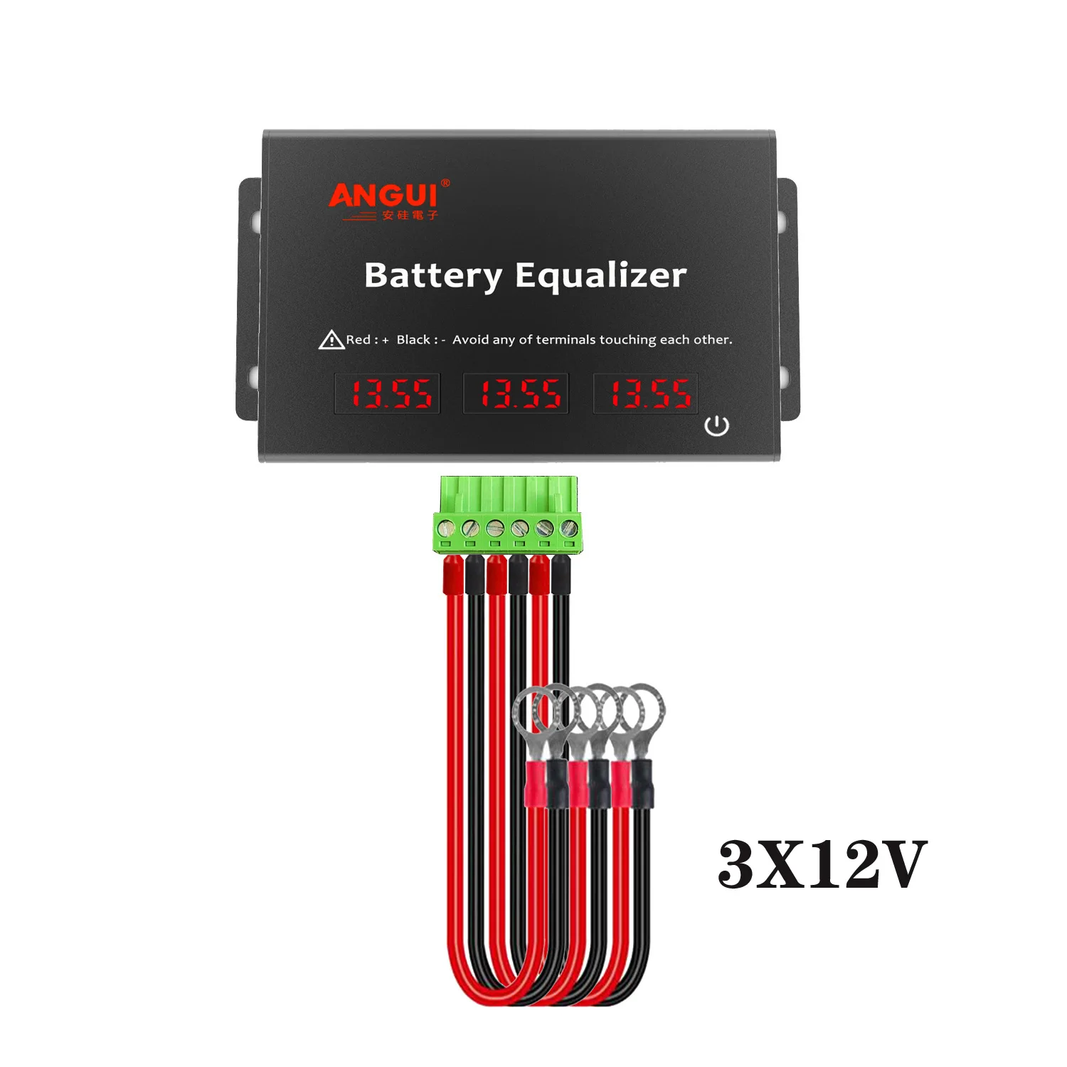 ANGUI Batterij Equalizer KBM102S Batterijen 24V 36V 48V 60V LTO NCM LFP Spanningsbalancer Lader Ontladingsregelaar Actief