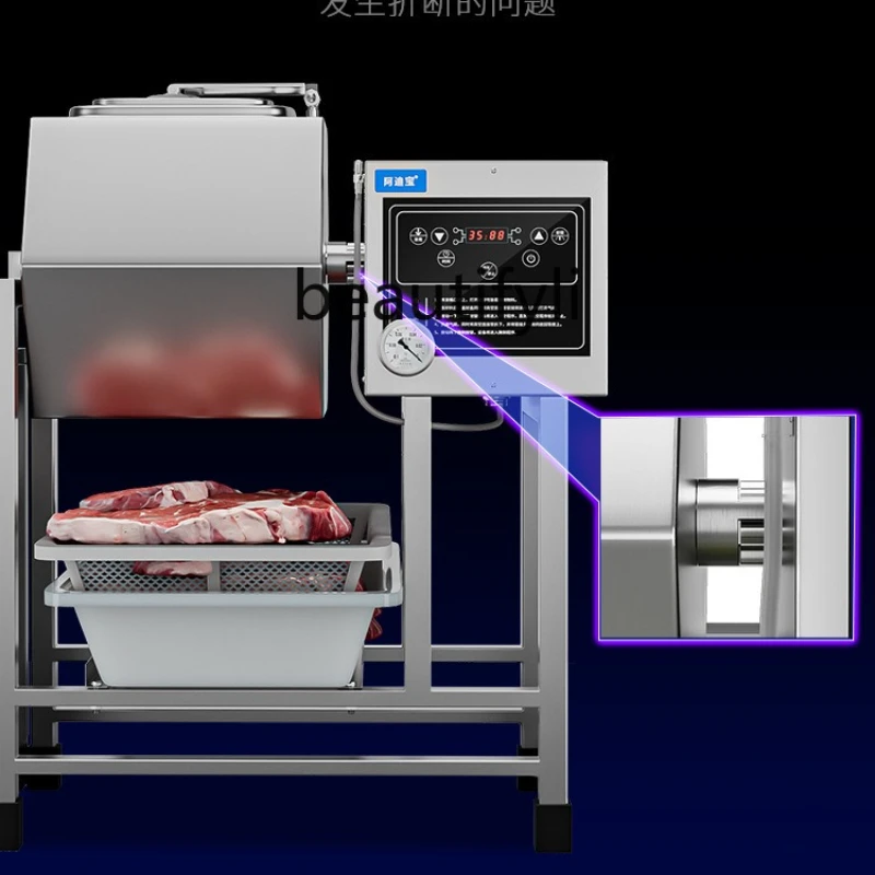 

Machine Commercial Tumble Vacuum Meat Marinating Machine Chicken Burger Shop Chicken Steak Marinating Machine