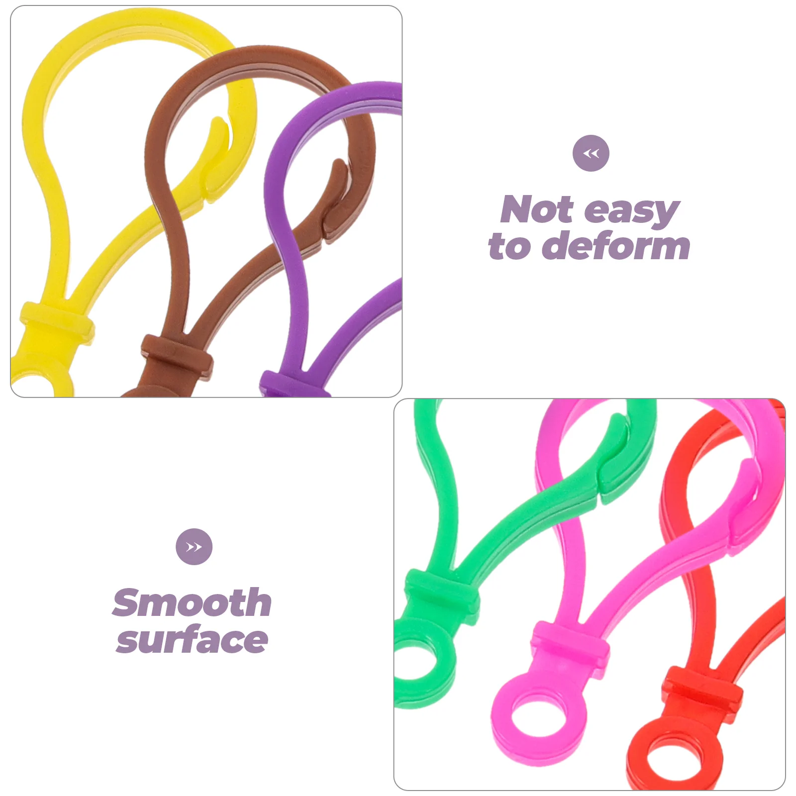 

100pcs Light Bulb Shaped Lobster Claw Clasps Silver Color Plastic DIY Jewelry Making Supplies Accessories Clasp Hooks