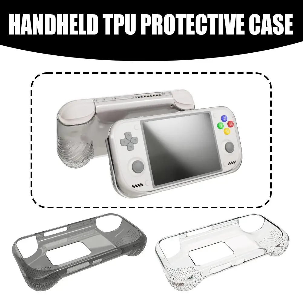 Clear TPU Protective Case for Retroid Pocket Nova Transparent Game Console Shockproof Anti Scratch Soft Shell Anti-Drop New
