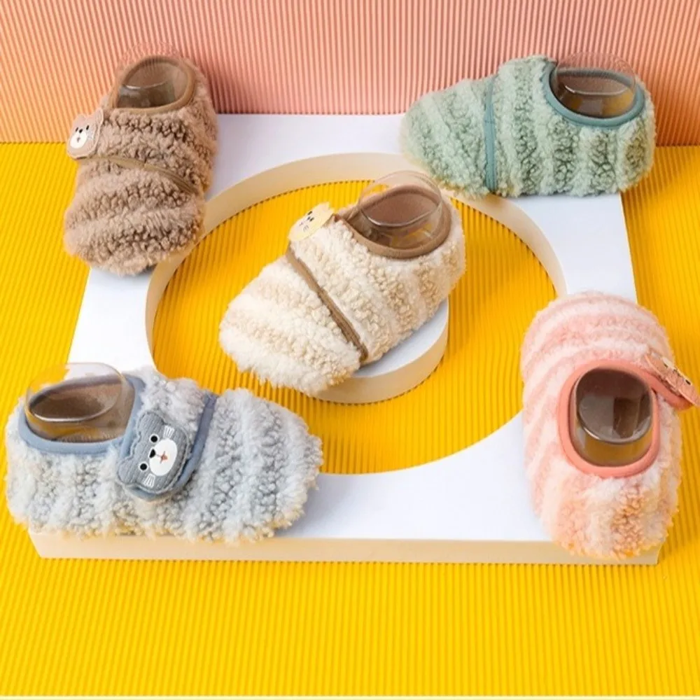 شباشب أطفال ناعمة ودافئة جديدة مضادة للانزلاق أحذية مشي للأطفال أحذية جورب أرضية شتوية #4