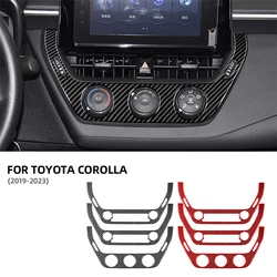 Real interior Interior Accessories Carbon Fiber Car Stickers For Toyota Corolla 2019 2020 2021 2022 2023 신기한자동차용품 차량용품 Tools