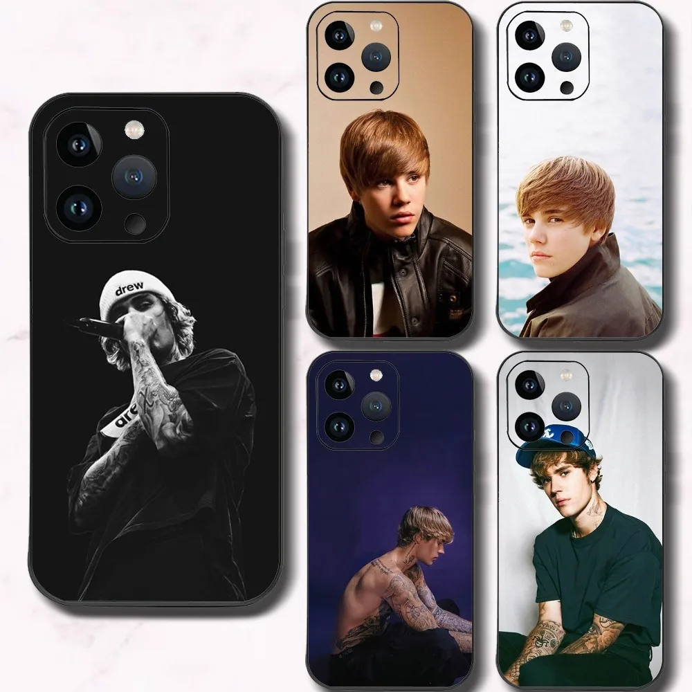 J-Justin B-Bieber Phone Case For Iphone 15 11 13 14 Pro Max 7 8 Plus X Xr Xs Max Se2020 12mini Cover Case