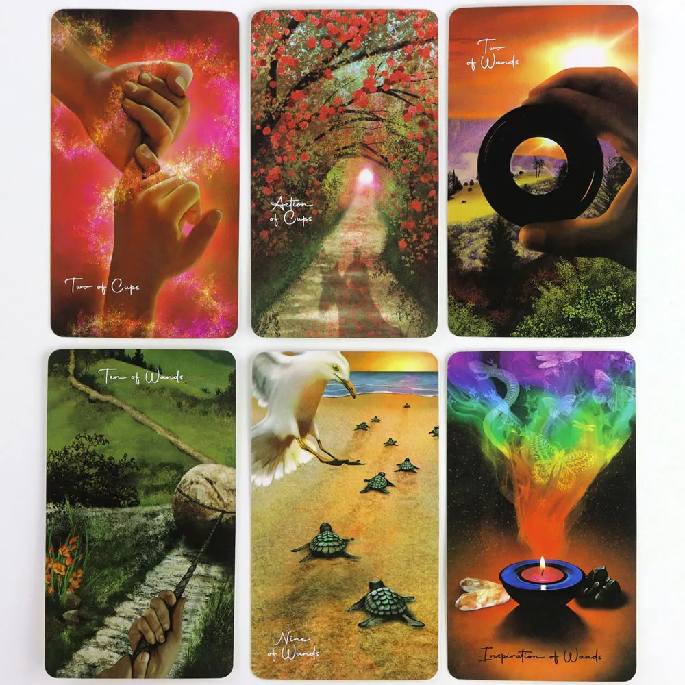 حار بيع Oneneess التارو أوراكل الترفيه بطاقة الترفيه الأسرة جمع العرافة سطح السفينة التارو مجلس لعب ورق مقوى #4