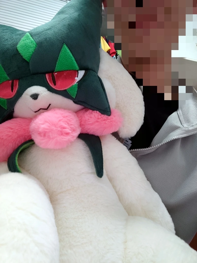 Pokemon Meowscarada 80cm Crystal Velvet Version Plush Doll Throw Pillow Room Decoration Anime Peripheral Birthday Xmas Gifts