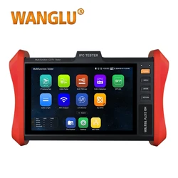 WANGLU 8 inch  POE++ 90W SFP 4K H.265 IP Camera CCTV Tester RJ45 netork cable tester