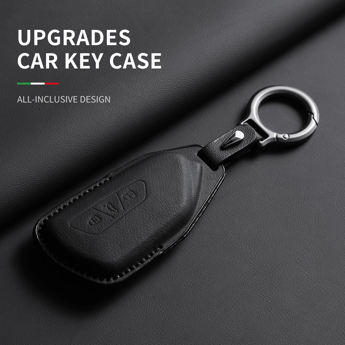 ل VW Volkswagen ID.3 ID.4 CROZZ PASSAT Sagitar Tiguan L Teramont Golf GTI lamando Tavendor TALAGON حافظة مفاتيح السيارة الجلدية #3