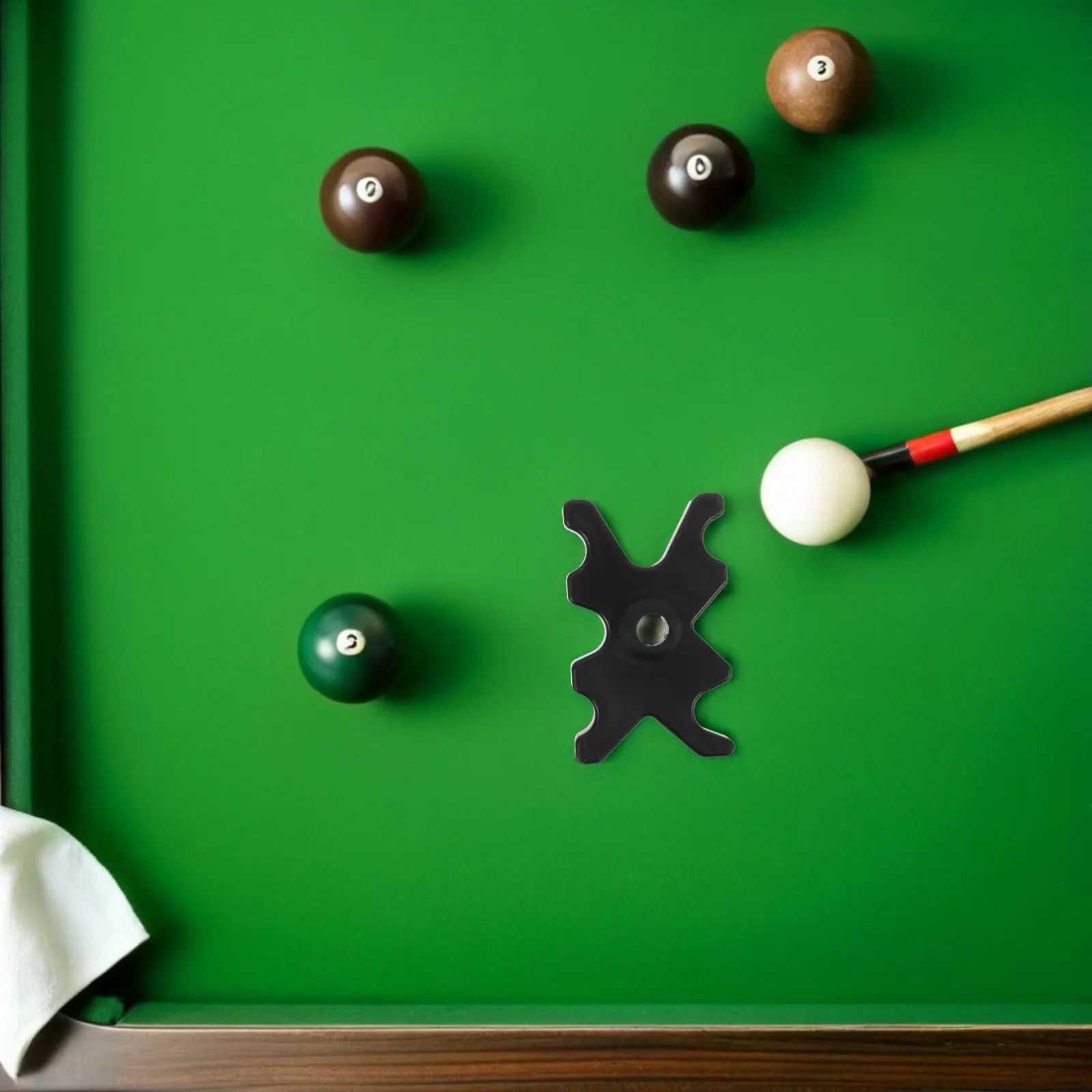 

Набор из 8 пластиковых насадок для бильярдного кия, портативная подставка-мостик, аксессуары для бильярдного стола, 13 мм, черные