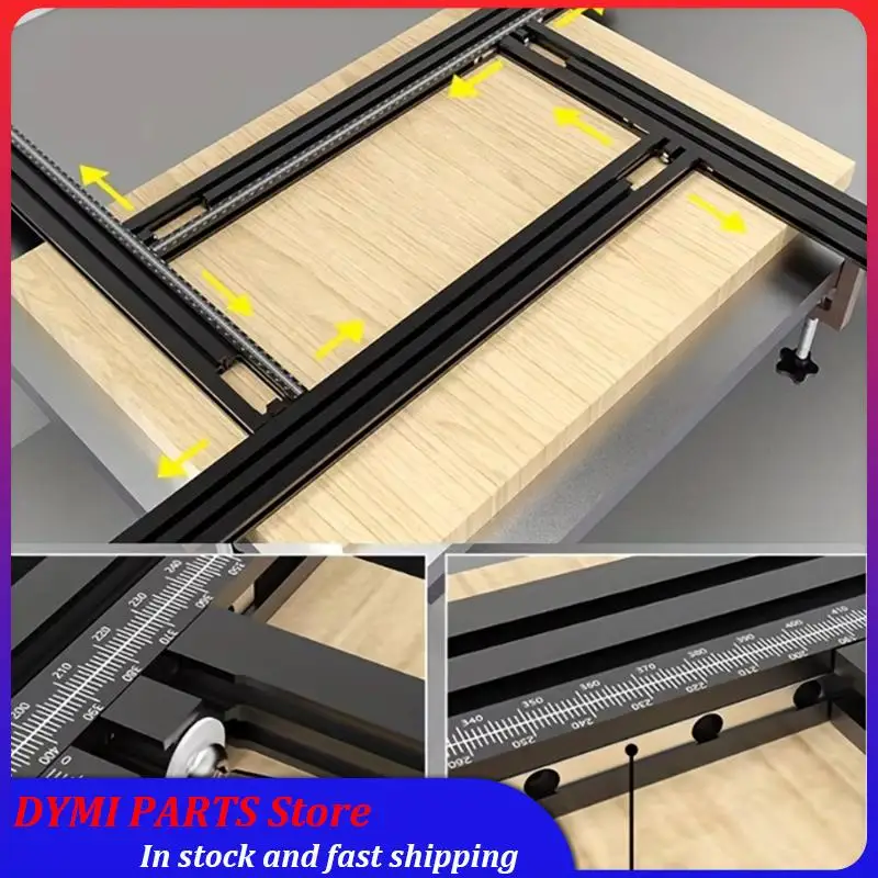 

Essential Adjustable Backing Auxiliary Guide Rail Bracket 60Cm Trimming Milling Groove Engraving Woodworking Tools 1Set
