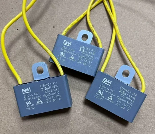 3.5uF 250V CBB61 Motor Run Capacitor Ceiling motor Fan Start AC exhaust ventilating 250VAC 3.5mf 3.5mfd