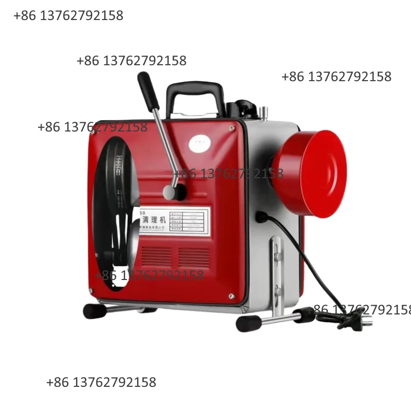 Electric Drain Pipe Auger Portable Sewer Cleaning Machine Multifunctional Toilet Drainage Blockage Unclogging Pipeline Repair