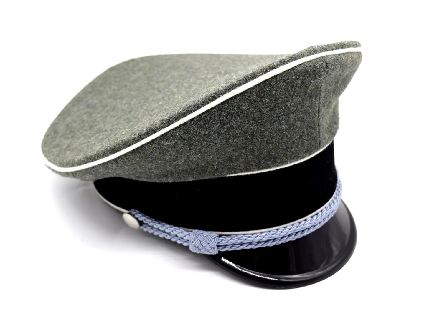 Reenactment German Elite Officer Wool Hat Cap Sweat Ring Made Leather