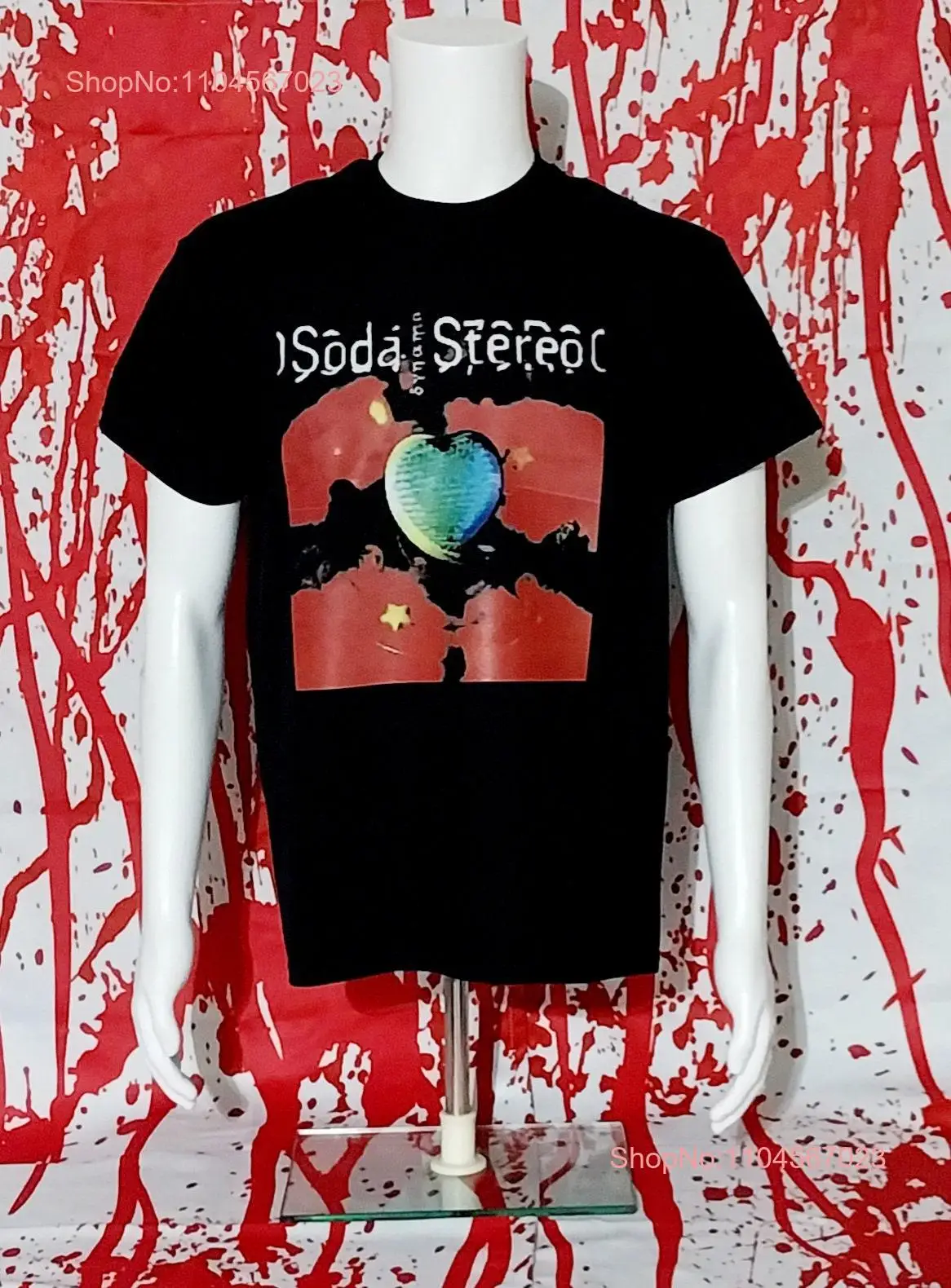 

SODA STEREO Rock Argentino Dinamo Album Black T shirt For Men DTP long or short sleeves