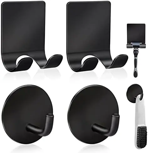 

Держатели и крючки Diesisa из нержавеющей стали 304, комплект 2+2 шт. - черные