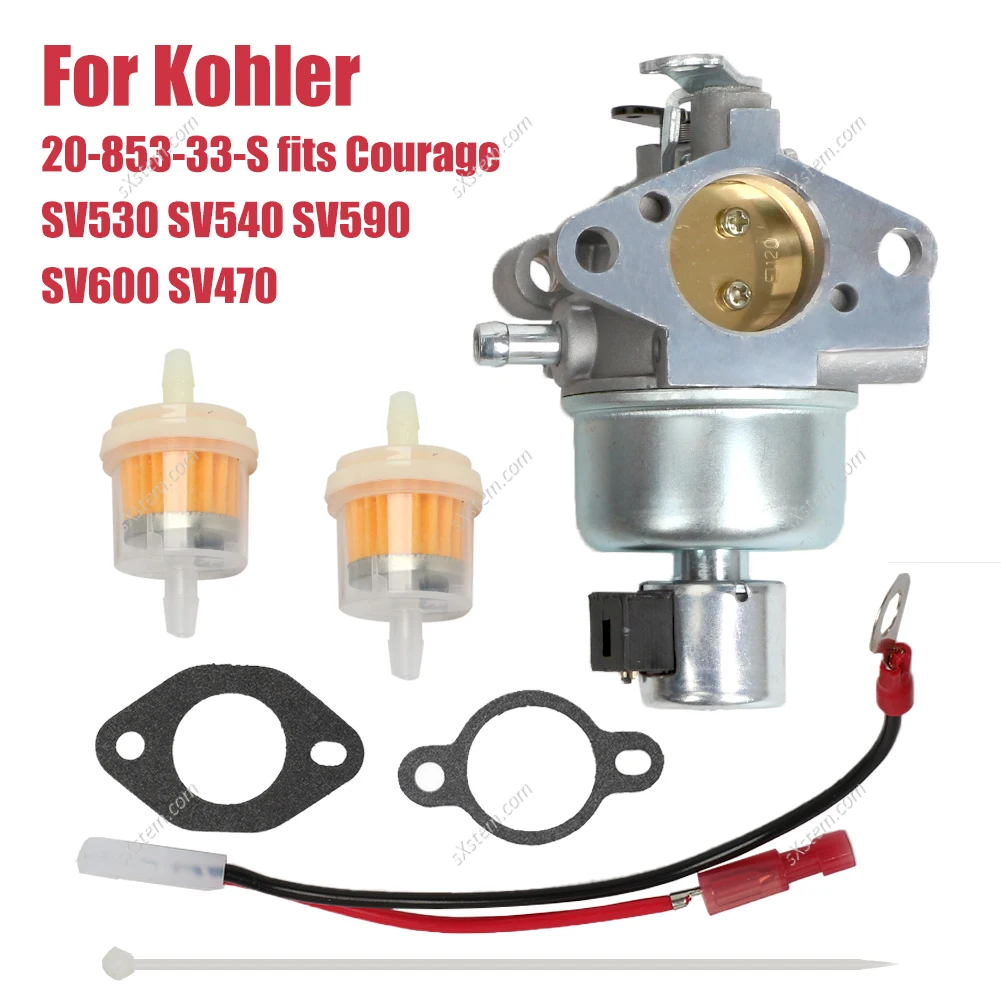 Motor Carburetor Kit For For Kohler 20-853-33-S Fits Courage SV530 SV540 SV590 SV600 SV470 High Quality