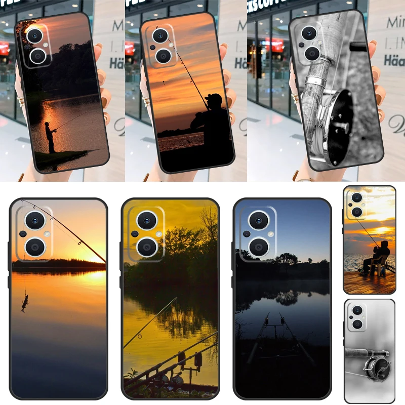 Fishing Rod Case For OPPO Reno 8T 3 4 5 6 7 8 Lite 2Z 4Z 5Z OPPO Find X3 Neo X2 X5 Lite X6 Pro Cover