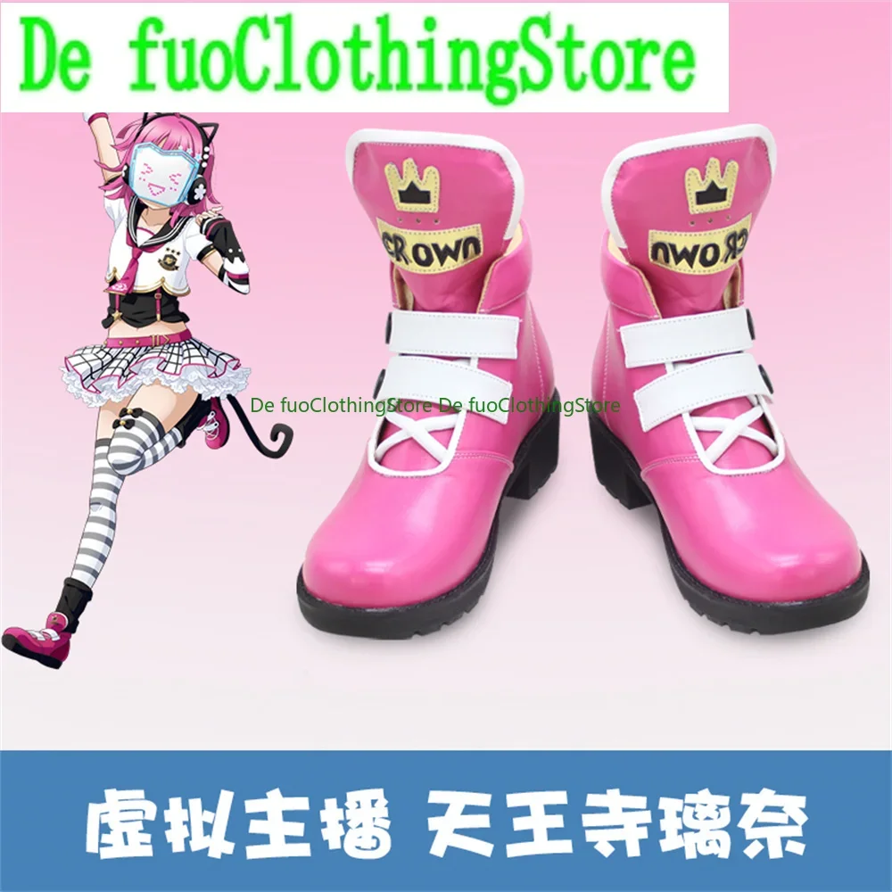 

Love Live LoveLive High School Idol Club Tennouji Rina Обувь для косплея Сапоги Игра Аниме Хэллоуин Рождество DefuoClothing Обувь
