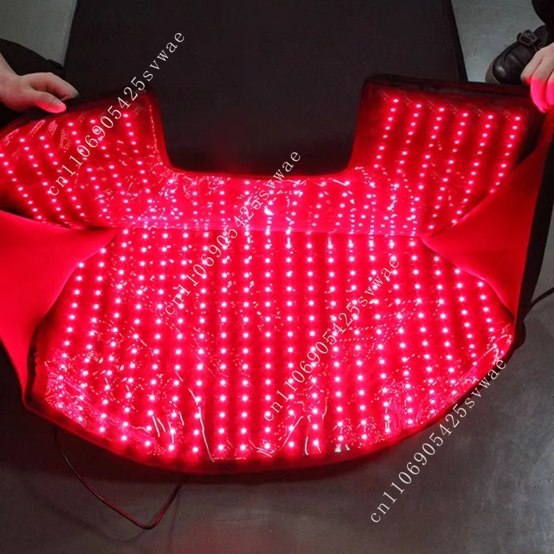 360 كامل الجسم العلاج بالضوء الأحمر بطانية سرير لتخفيف الآلام حقيبة إضاءة LED بالقرب من العلاج بالأشعة تحت الحمراء جراب النوم
