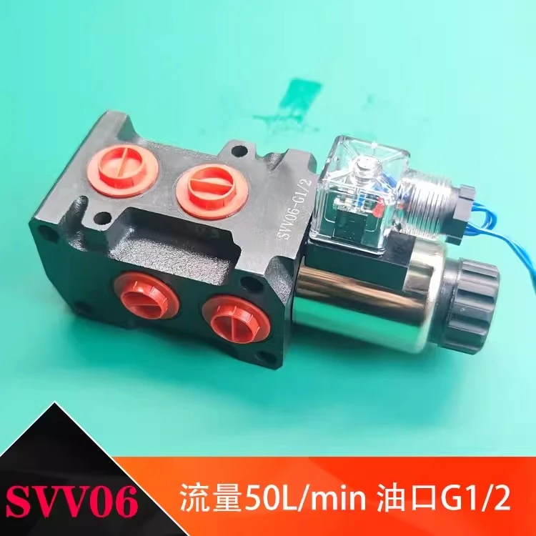 2 Position 6 Port Hydraulic Valve - for Winch Conversion on Excavator & Loader Control