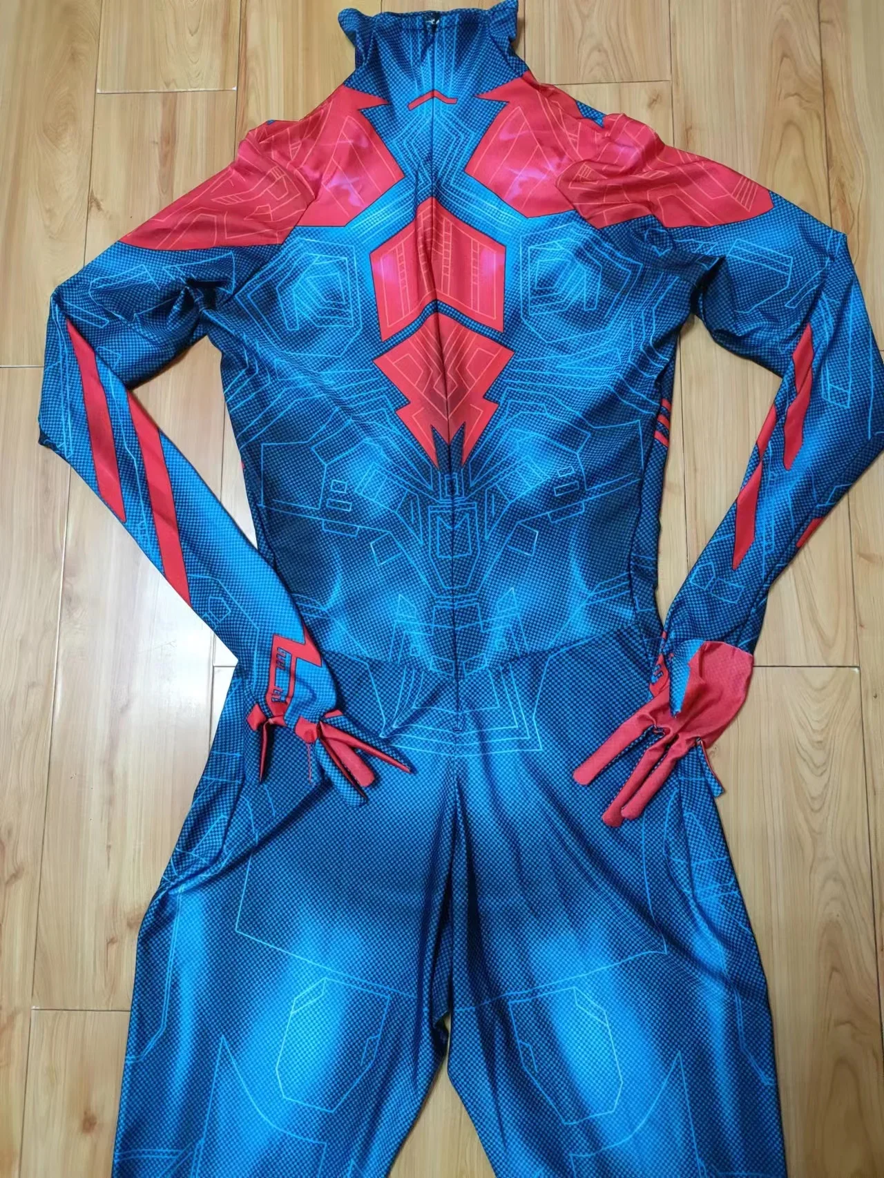 Spider Man 2099 realistisches Spiderman Cosplay Kostüm über das Spinnen vers Spandex Spidey Boys Zentai Halloween Kostüm