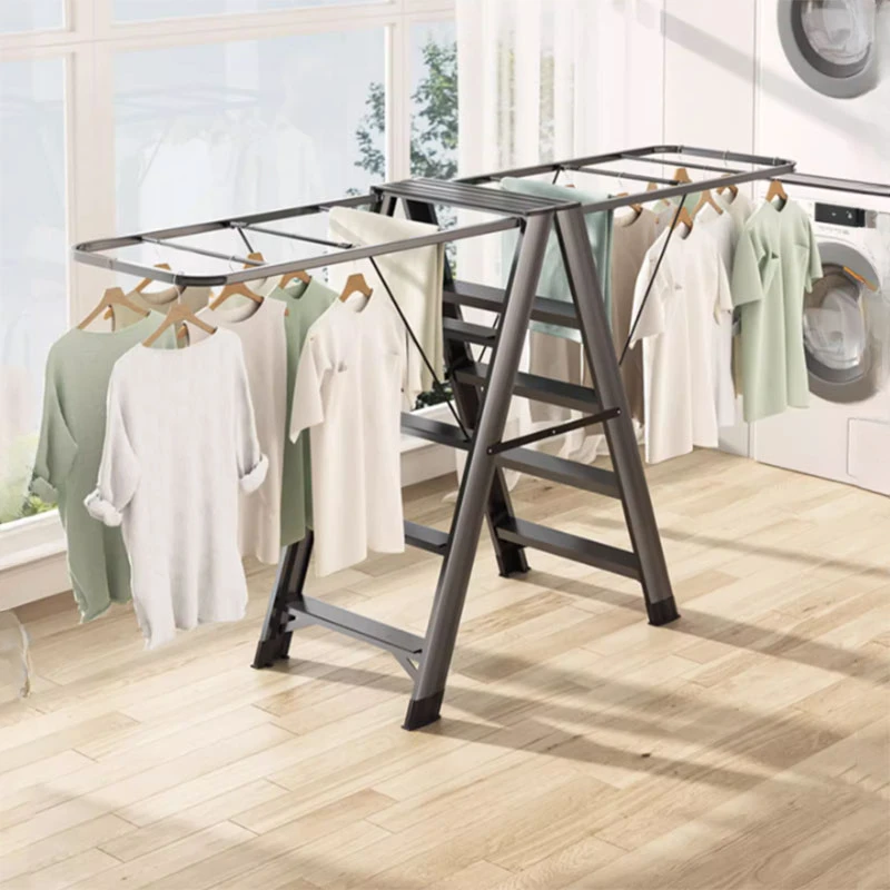 

Hotel Movable Hanger Rack Extender Clips Baby Organizer Hanger Rack Space Saving Tripod Colgadores De Ropa Home Furniture