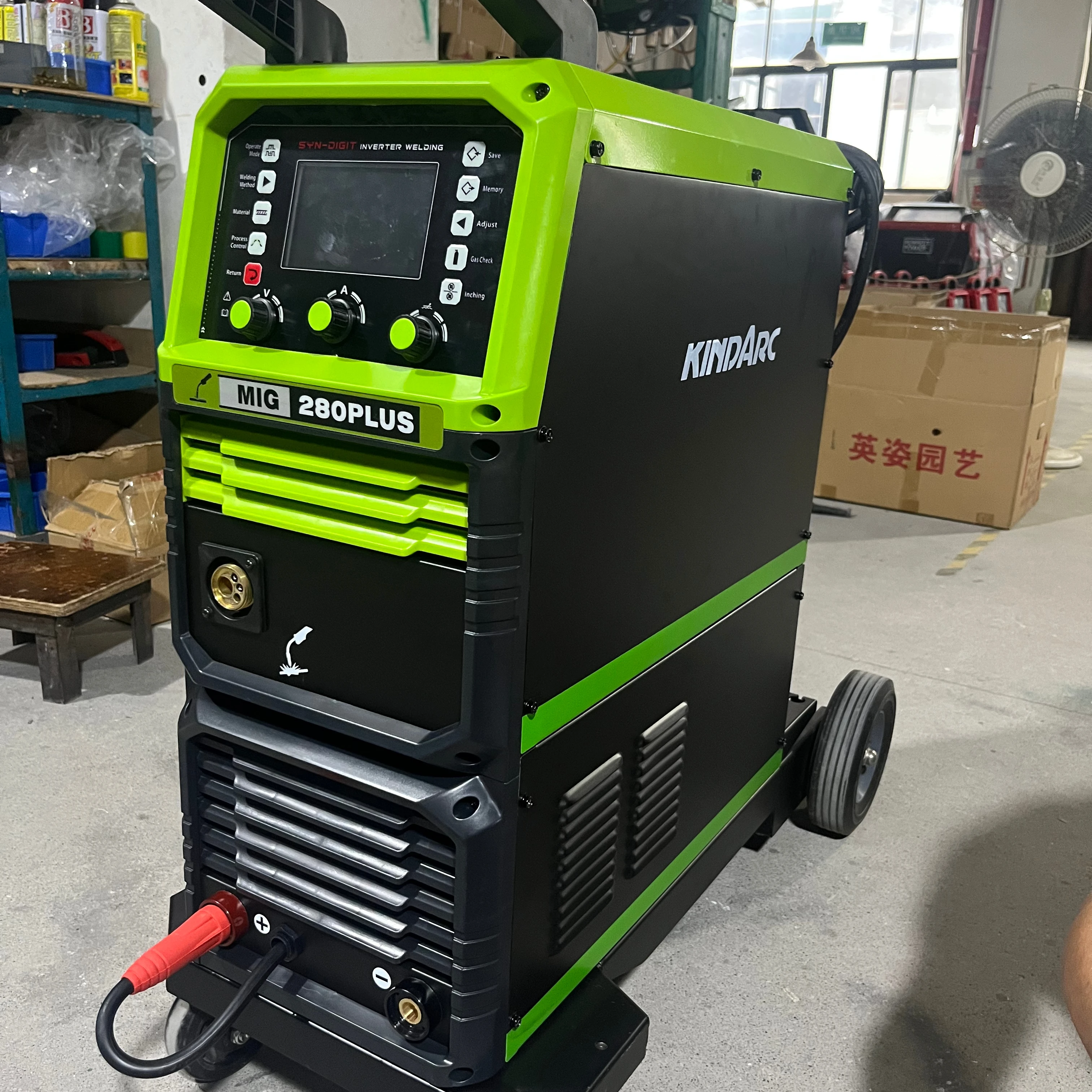 

Easy To Move 280A High-Speed Pulse Welding Machine 380V Kindarc MIG Welding Machine For Aluminum Steel MIG280 Plus