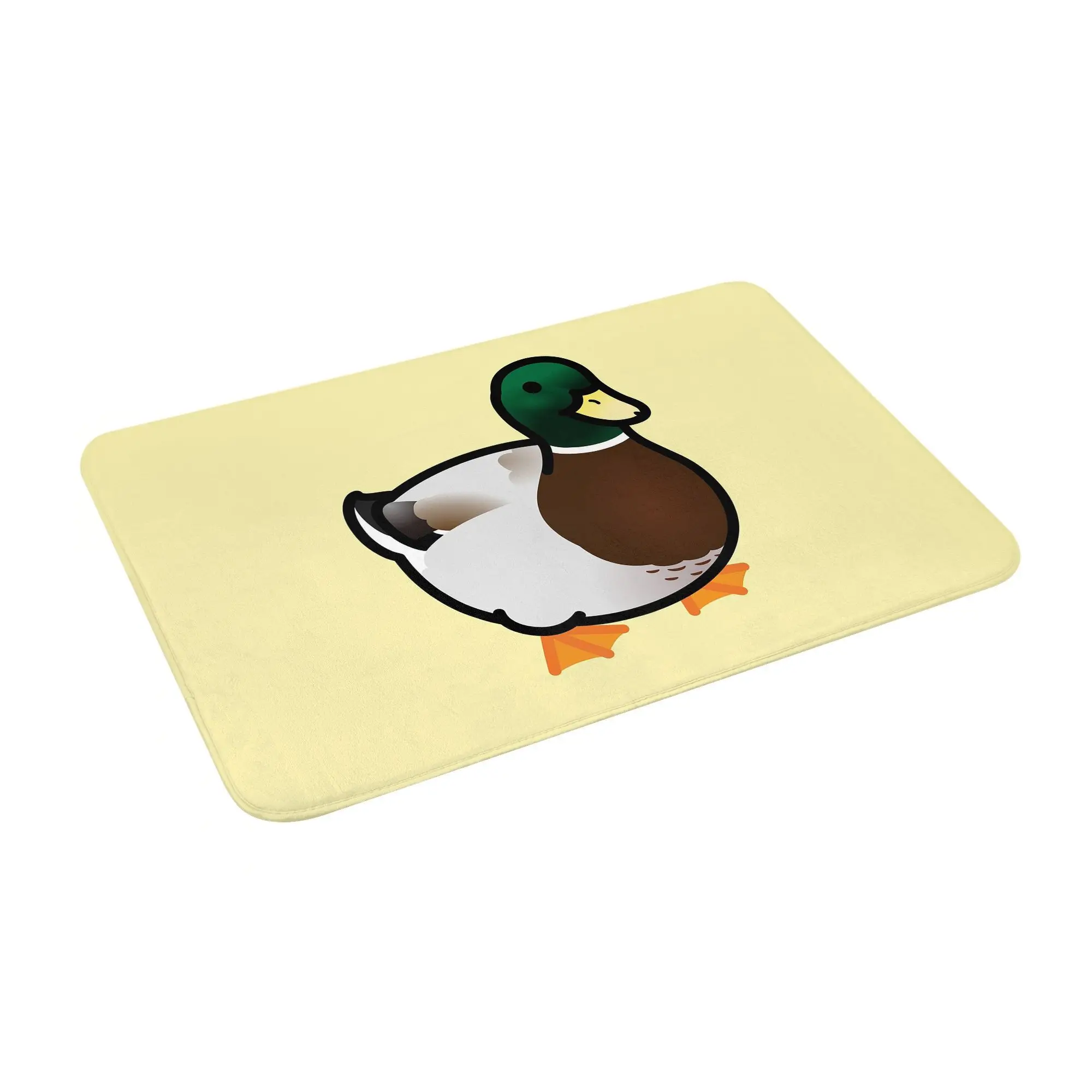 Chubby Mallard Duck Non-slip Doormat Floor Mat Dust-proo Carpet Rug for Kitchen Entrance Home Bathroom Footpad Mats