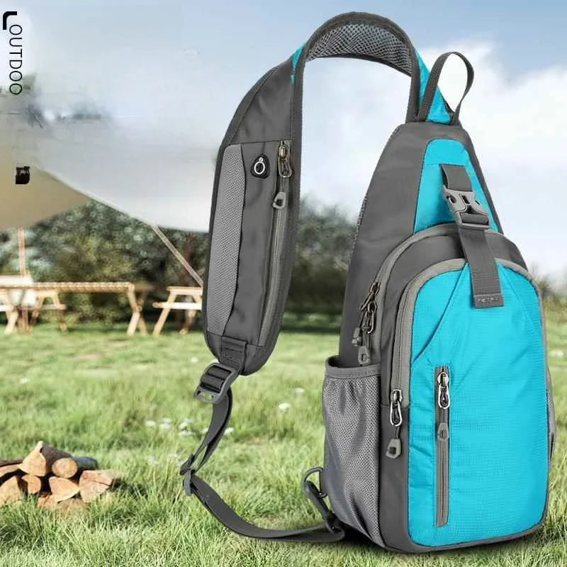 new-multi-functional-sports-leisure-men's-chest-bag-large-capacity-practical-crossbody-bag-soft-nylon-fabric-sporty-style