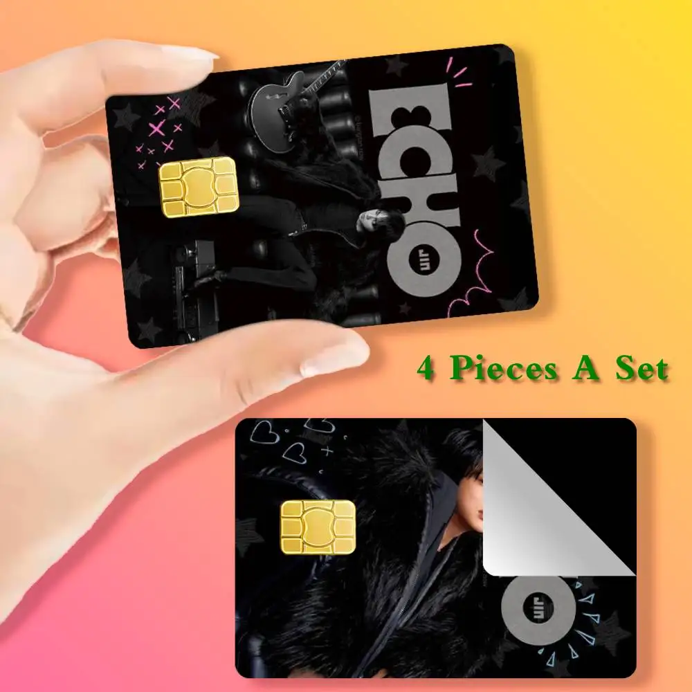 

J-JIn Echo Poker Card Stickers Cover Film Sticker for Debit Credit Bank Card Waterproof